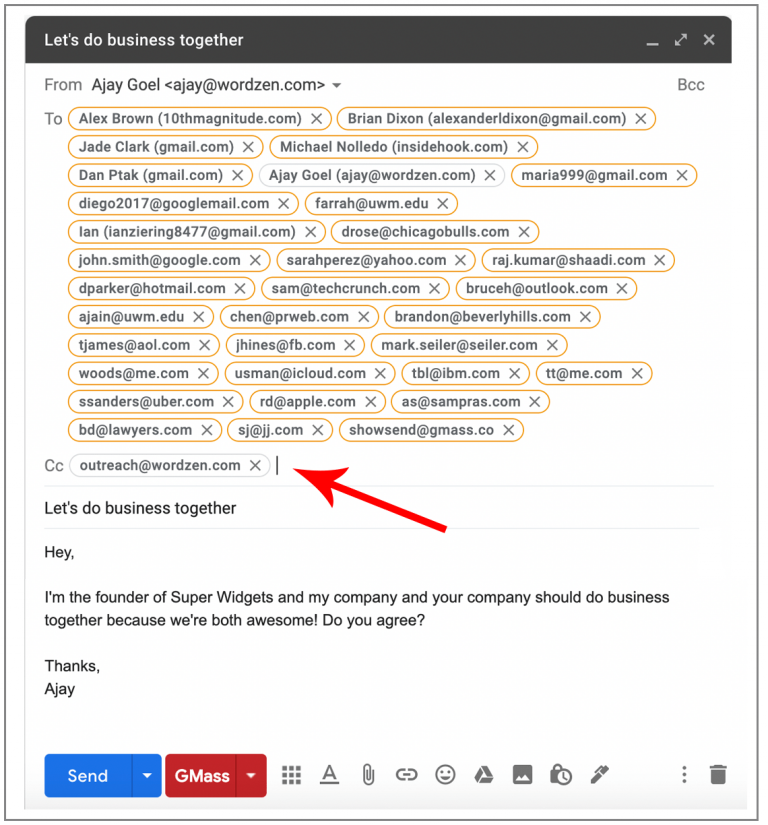 Clearing up the confusion between the To and the Cc/Bcc fields