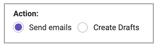 send or create email drafts