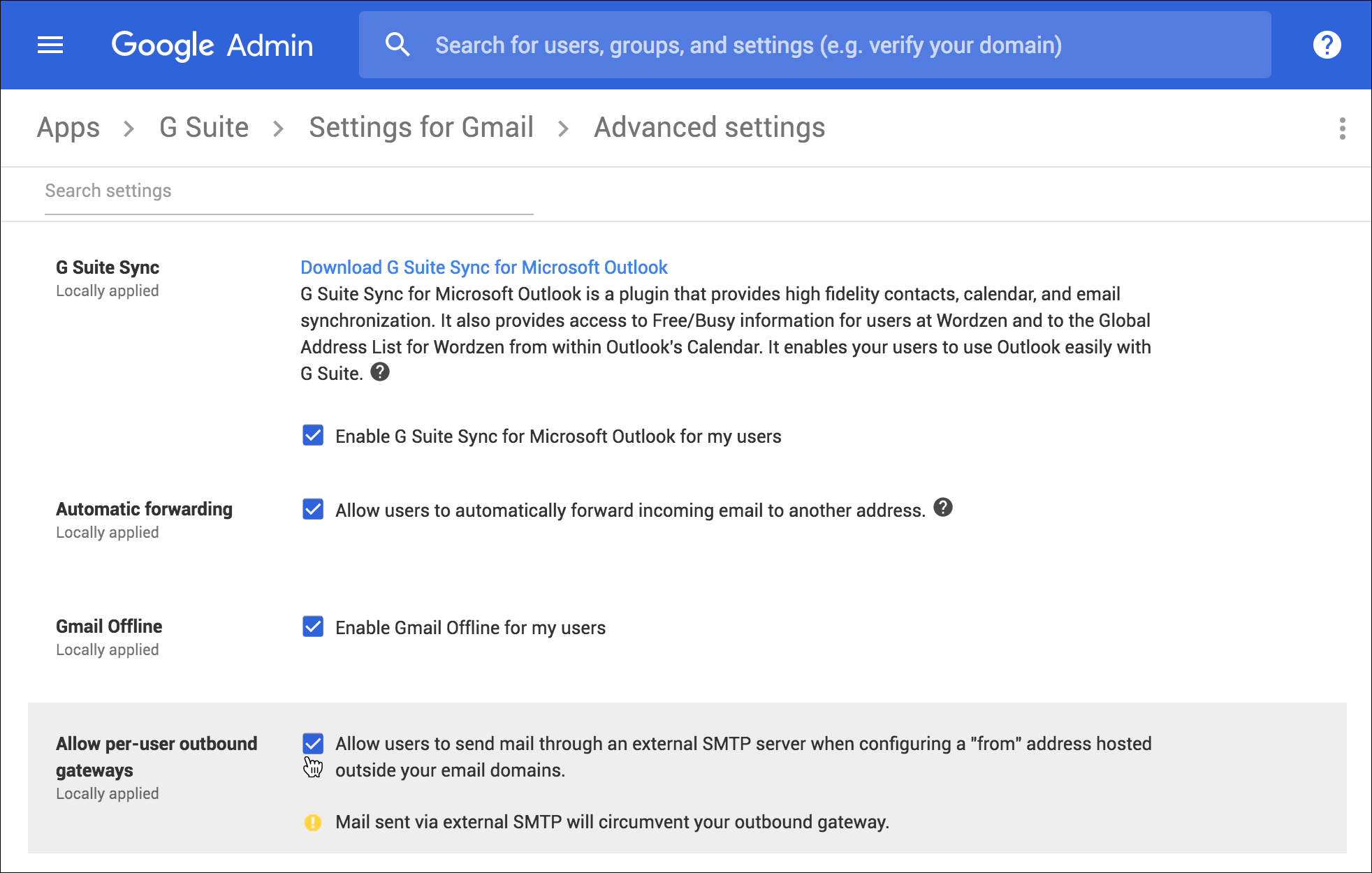 g suite high spam filter settings spf