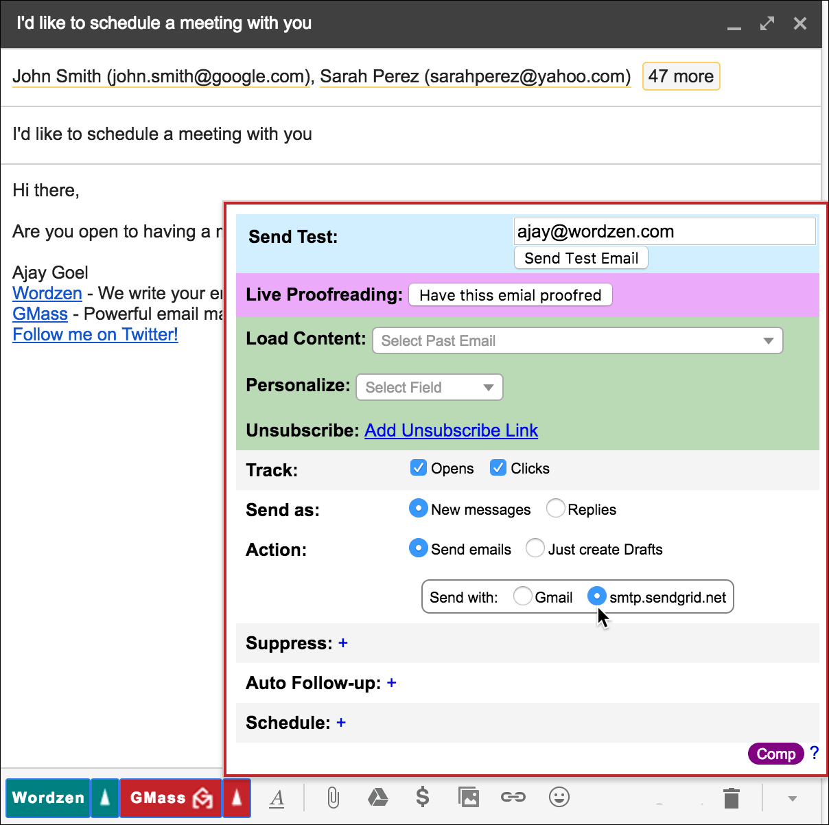 server email bounce back message gmail