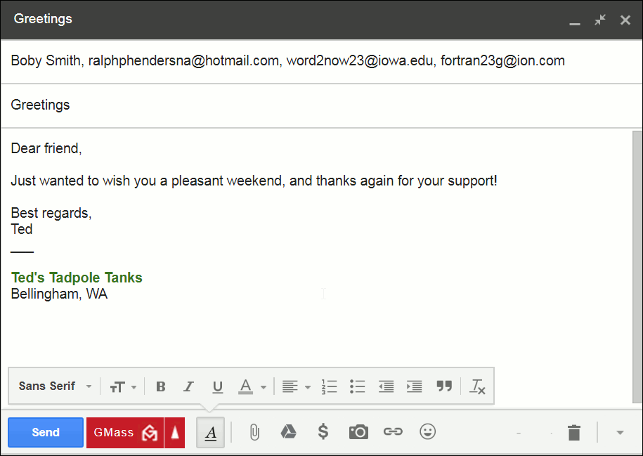 sending a gmail email with jedit