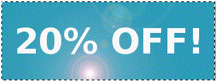 Our clickable in-email coupon.