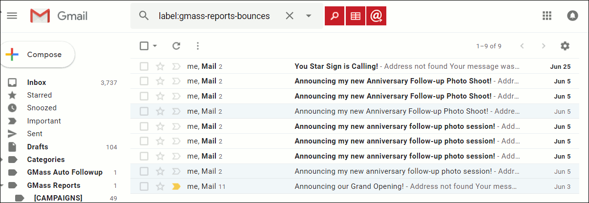 gmail email bounce handler