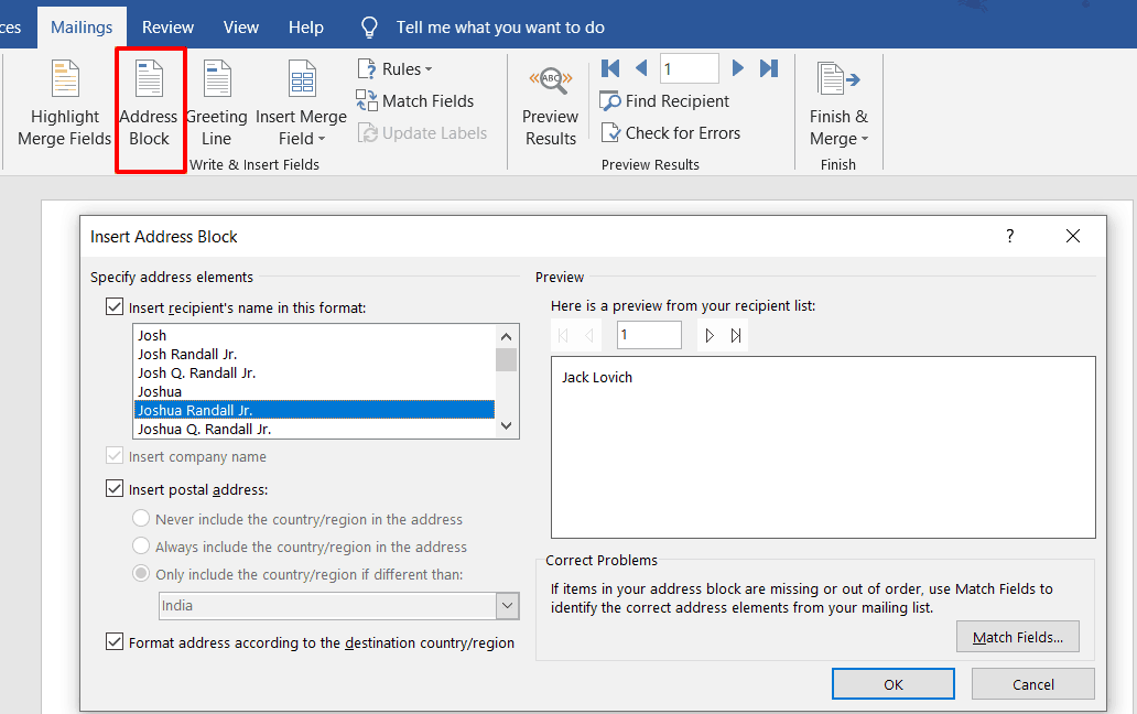 insert image placeholder in word 2018
