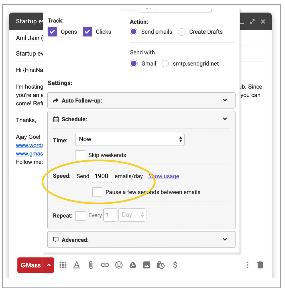 serial key fast email sender