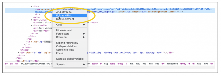 How to add a link to an image in Gmail