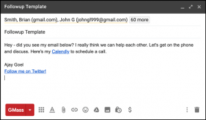 How to send a follow-up email campaign manually