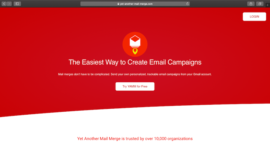 Yet Another Mail Merge homepage