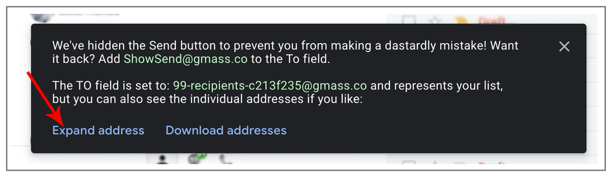 turn alias address into individual addresses