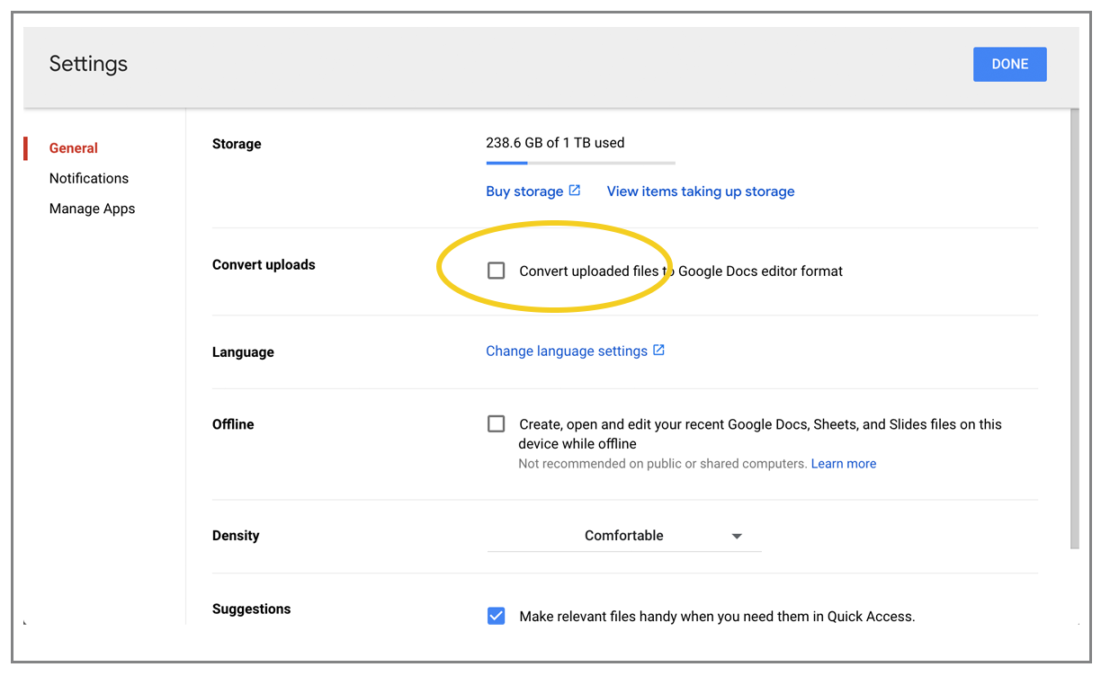 gmail attachment settings 2021