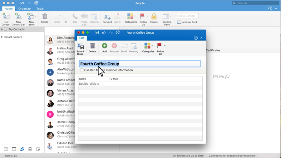 create a calendar group in outlook for mac