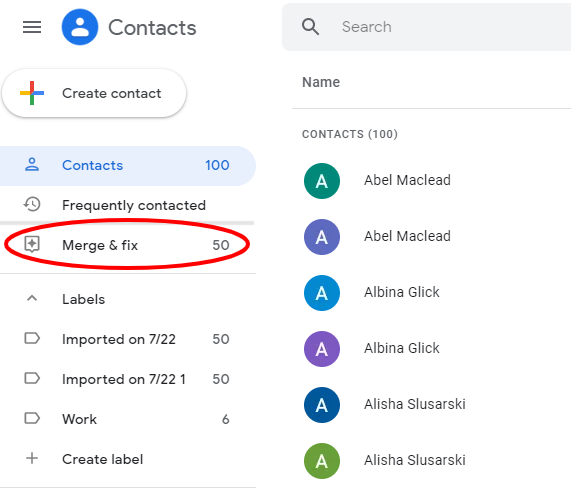 busycontacts not showing google contacts