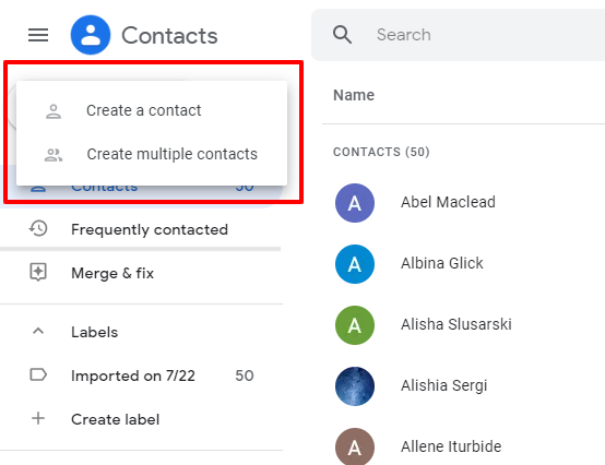 make a contact bar website