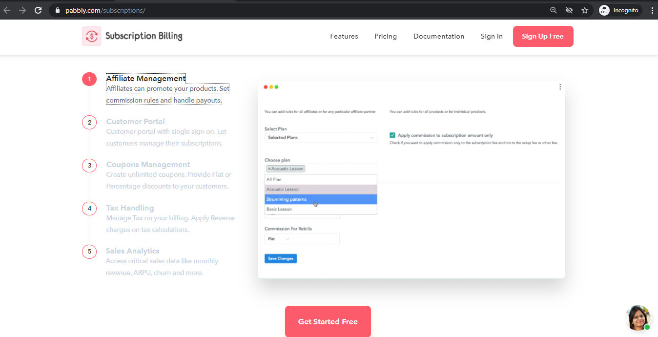 Pabbly subscription billing dashboard