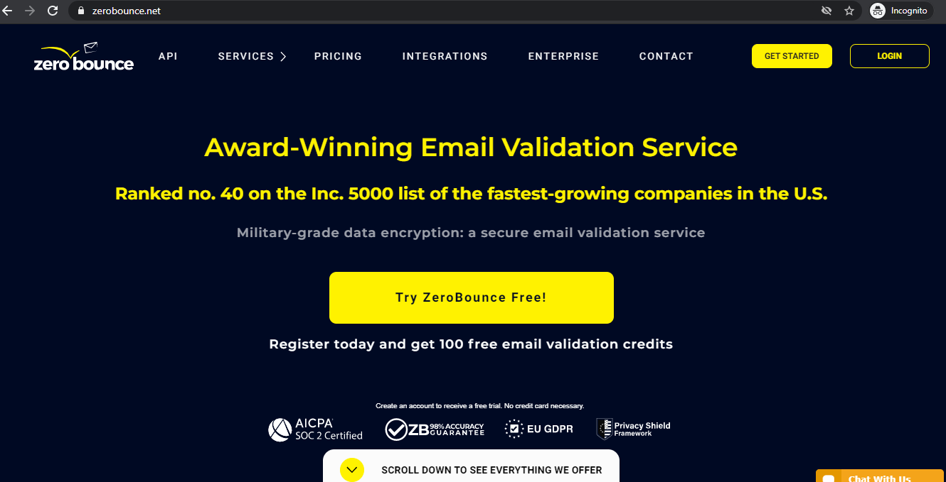 Top 7 email validation api tools features pricing ratings 
