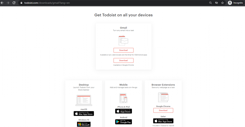 todoist and gmail