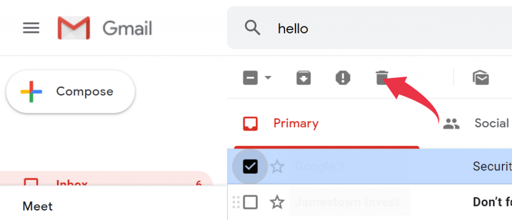 delete important folder in gmail