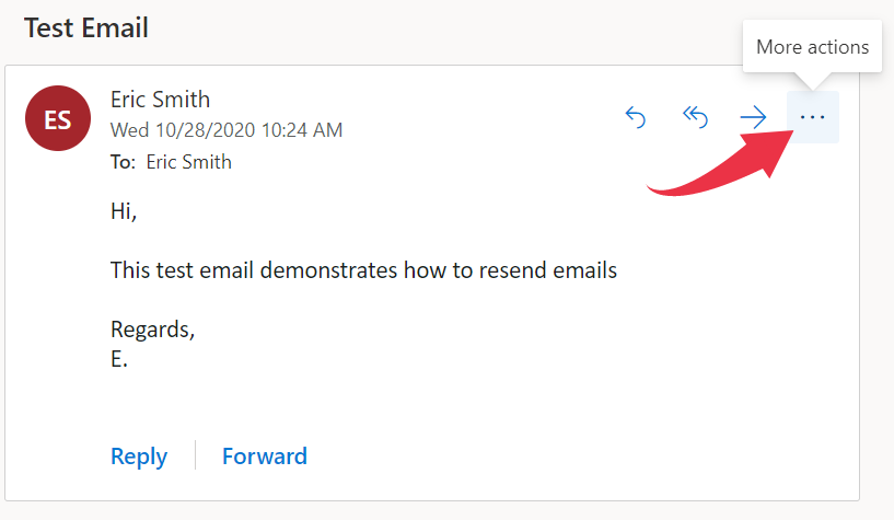 resend emails outlook for mac