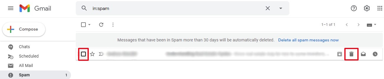 where is your spam folder in gmail