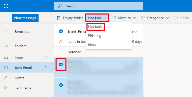 Where Is The Spam Folder In Outlook Email - Printable Templates Free