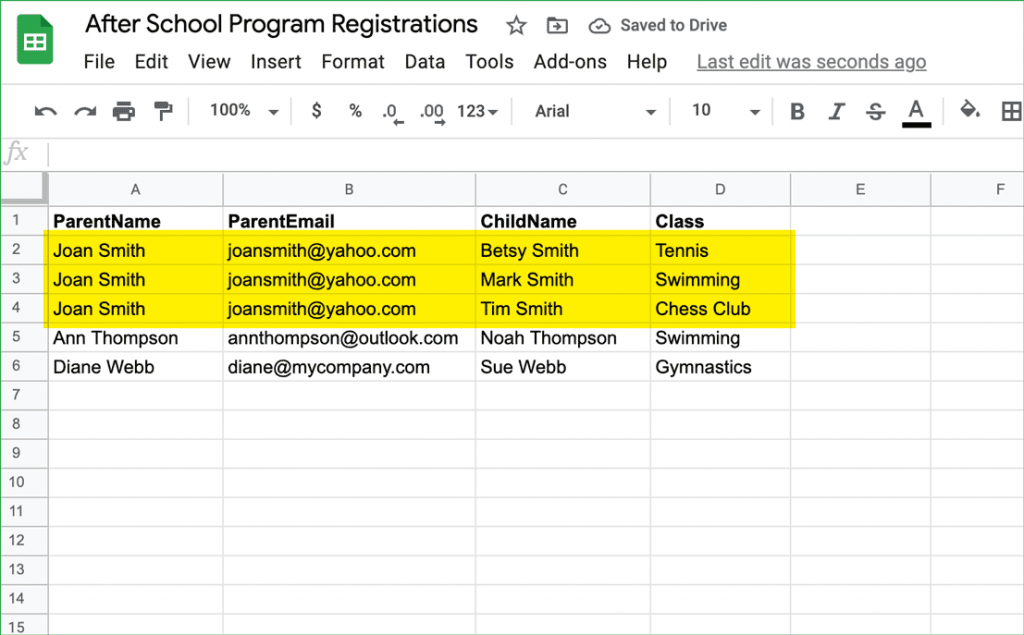 mail merge google sheets formula