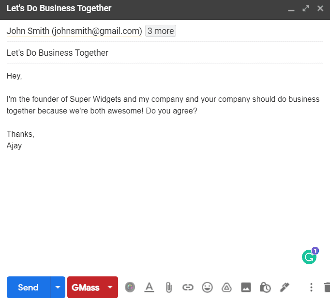 google docs mail merge