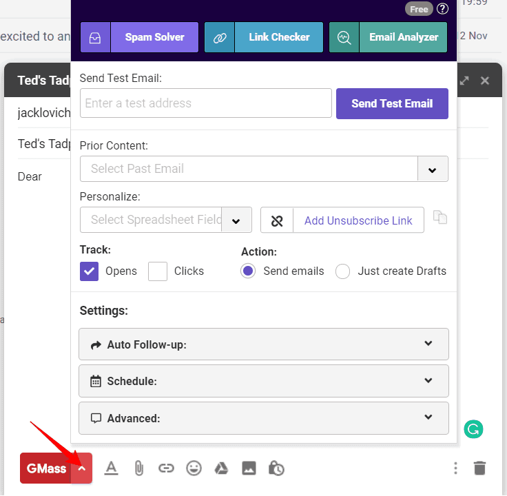 google doc merge field