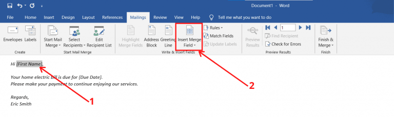 outlook mail merge with attachment