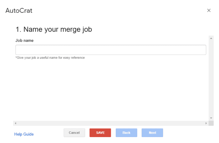 mail merge with google docs