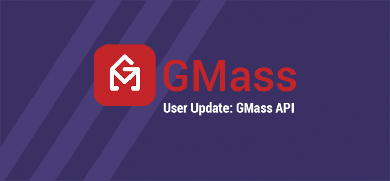 GMass API to test