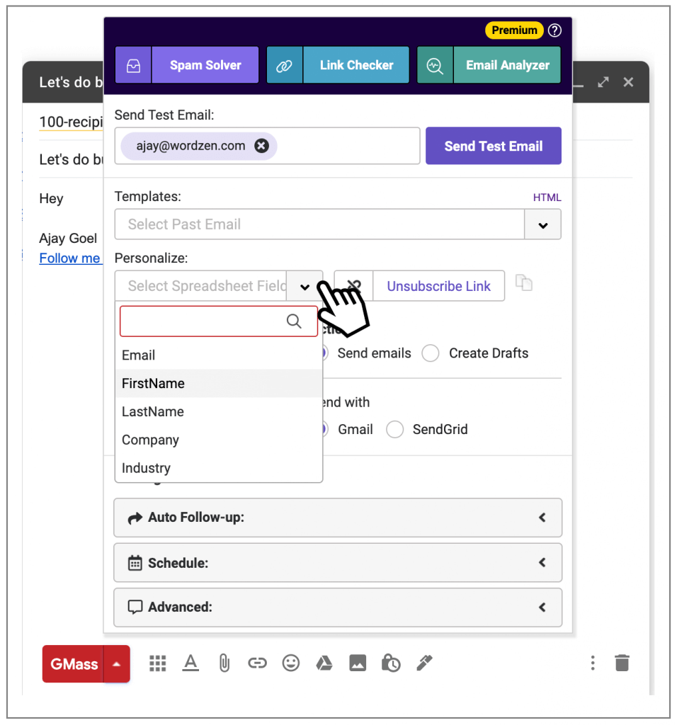 outlook 365 word mail merge attachment format