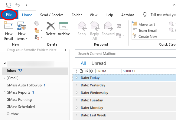 How to see scheduled emails in Outlook