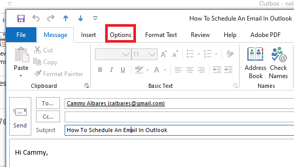 How To Schedule An Email In Outlook 2021 Guide 2022 