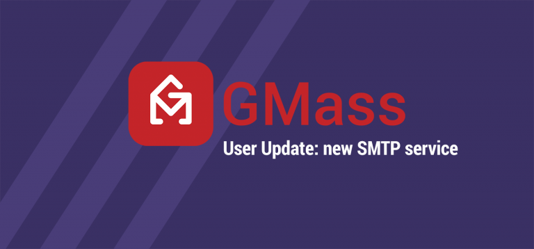 GMass SMTP service