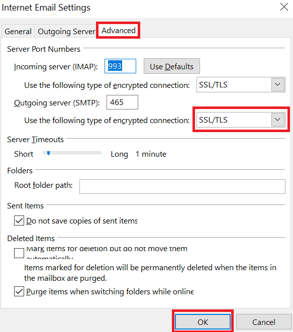 hotmail smtp settings