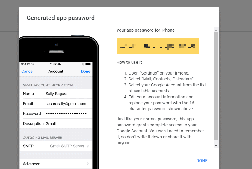 app password bar