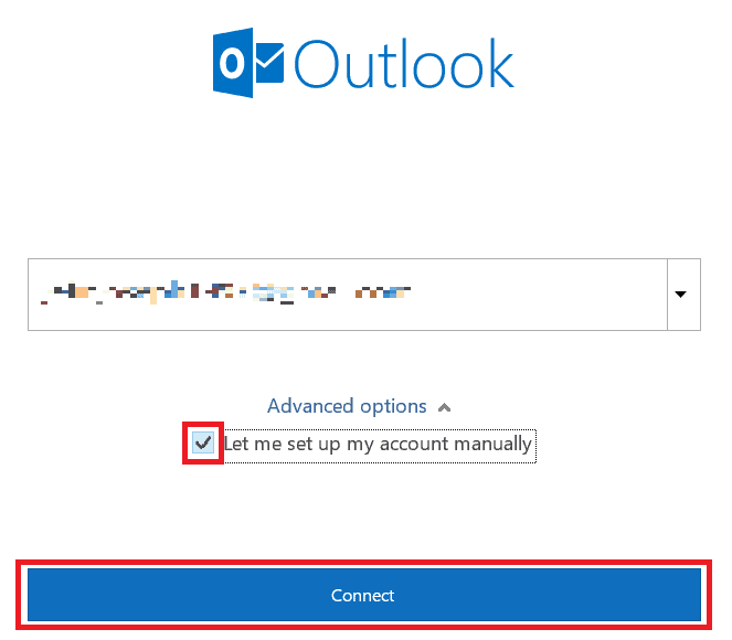 Outlook smtp