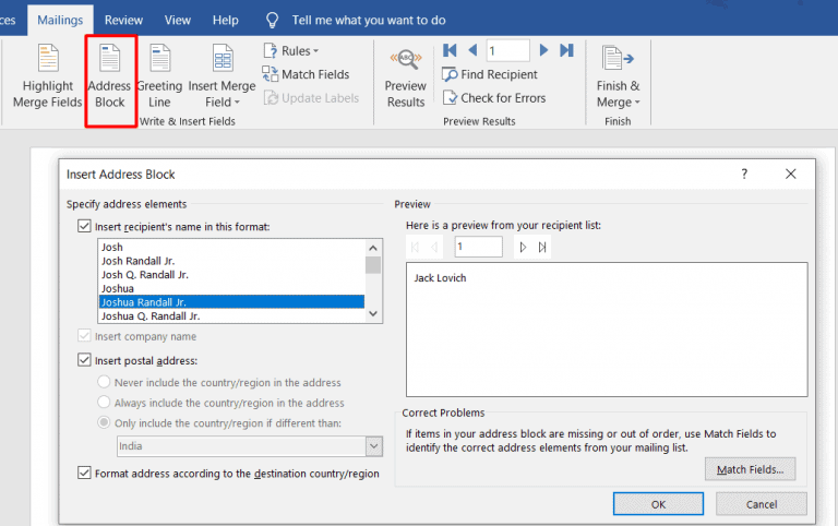 Ms word Mailing Tab In MS office 2023, All option Explain of Mailing Tab