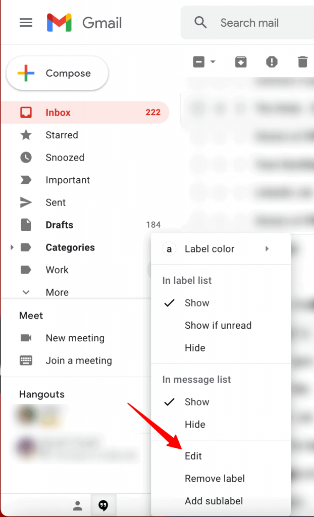 how to create new folder in gmail on android