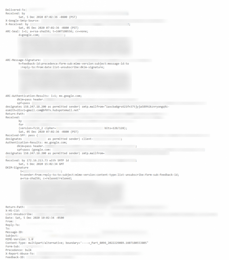 precedence email header
