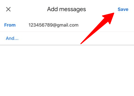Save label settings in the Gmail iOS app