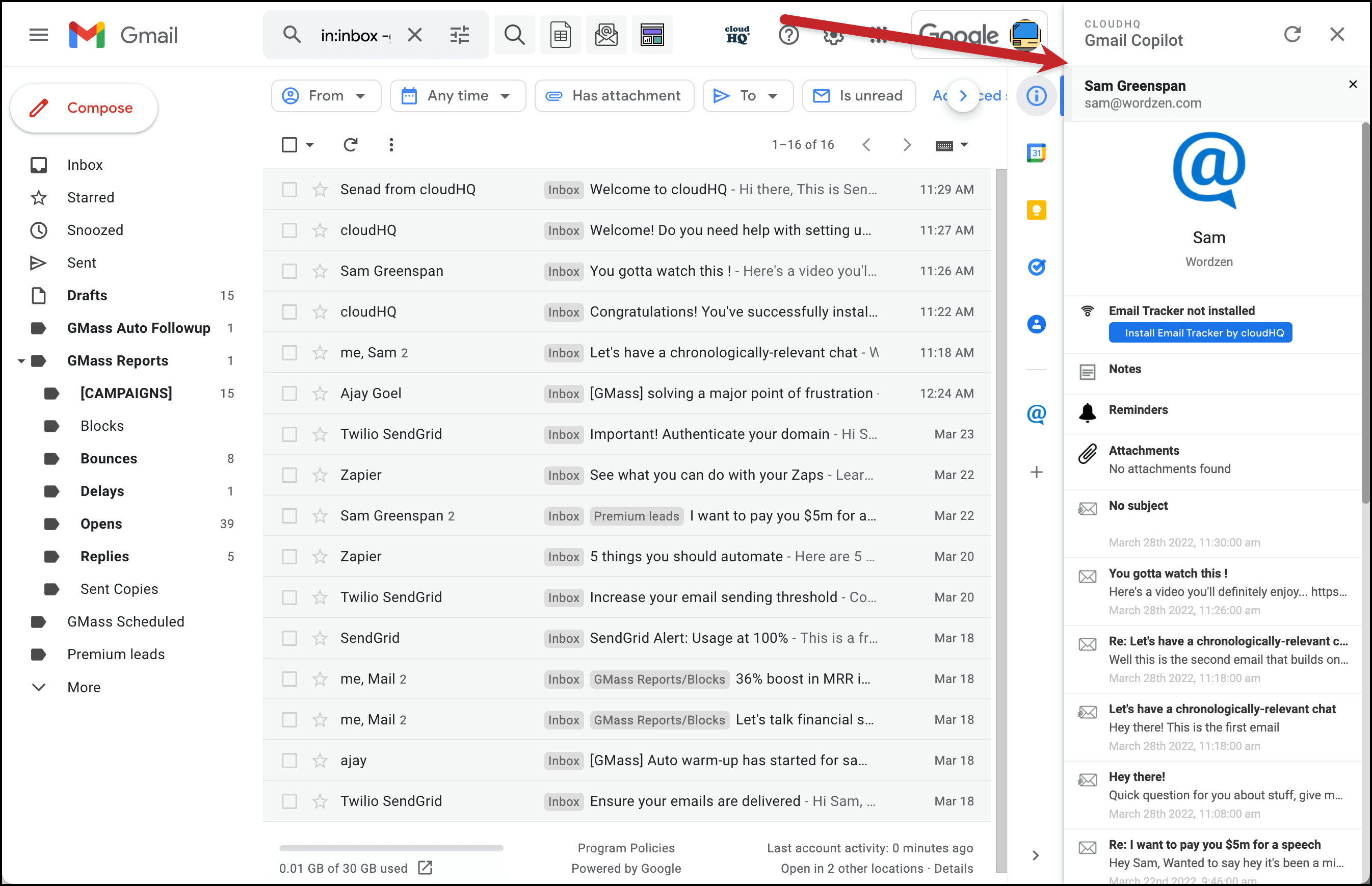 Gmail Notes by cloudHQ