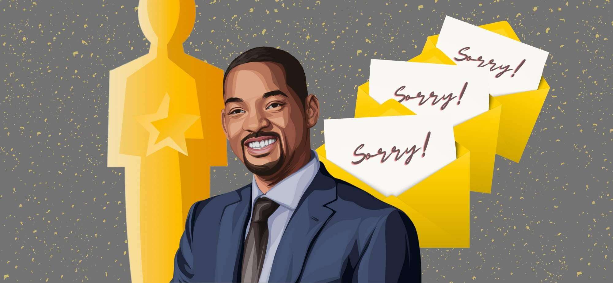 Cold email sequence Will Smith sent the Academy