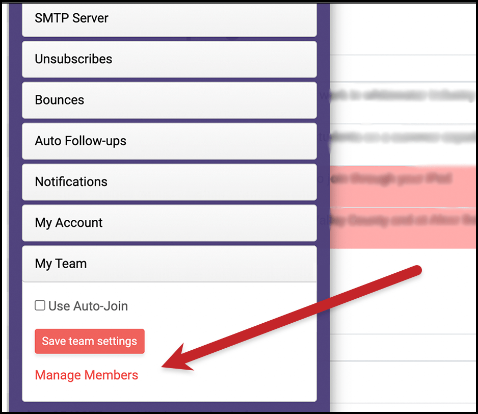 How to manage members