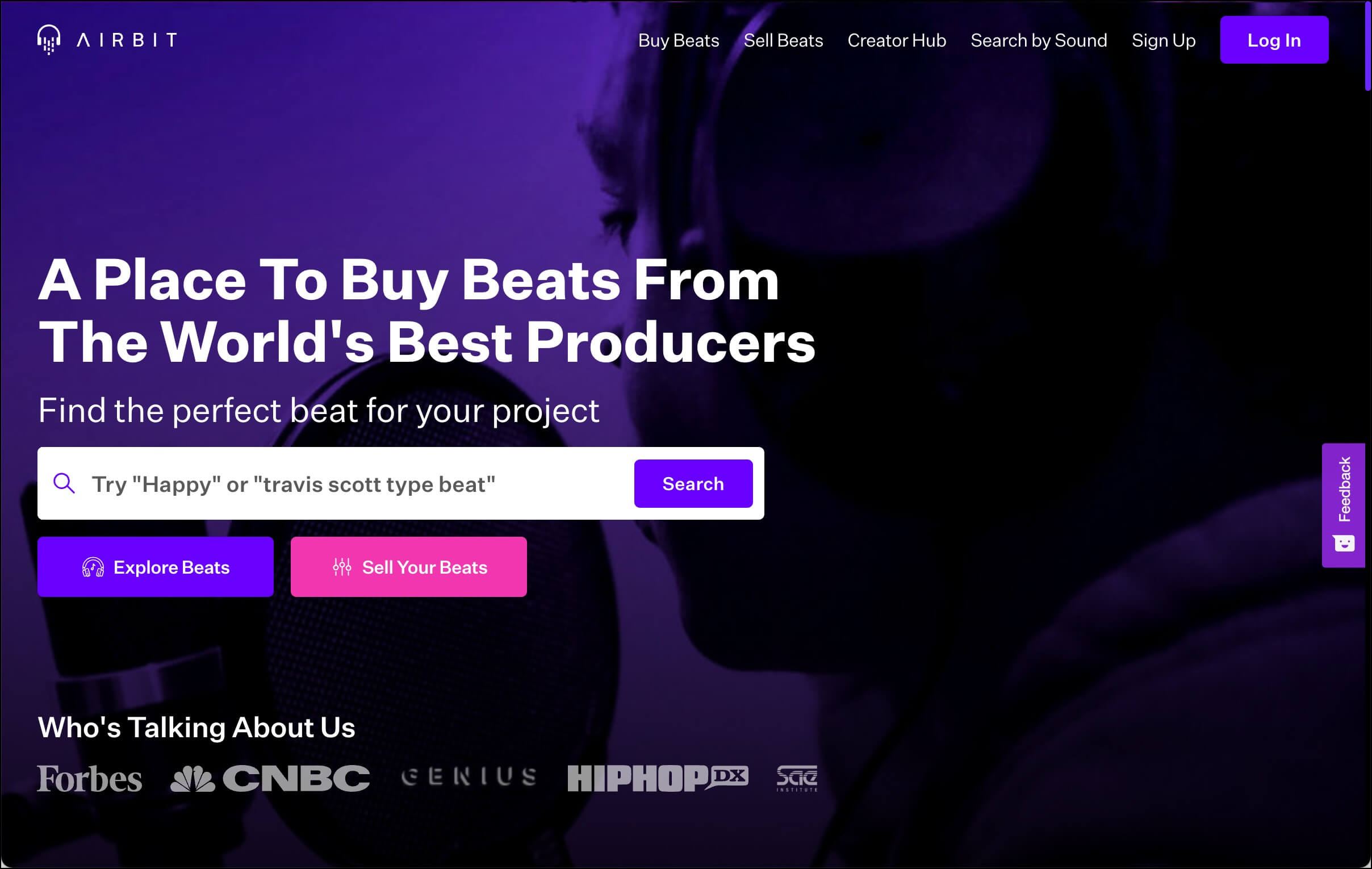 Airbit marketplace for beat makers
