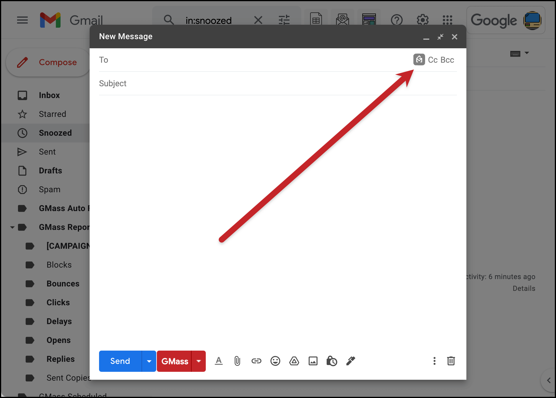 Click the icon to connect a Sheet