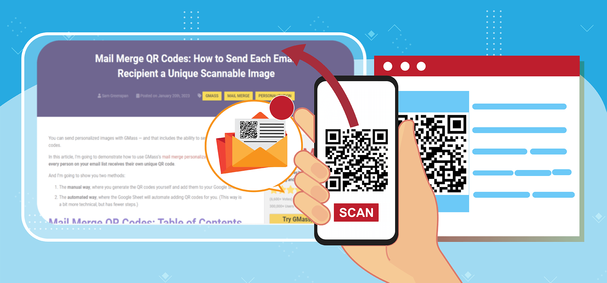 Mail Merge QR Codes: How to Send Each Email Recipient a Unique Scannable Image