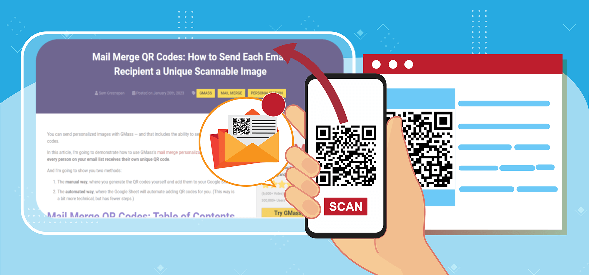 Mail Merge QR Codes: How to Send Each Email Recipient a Unique