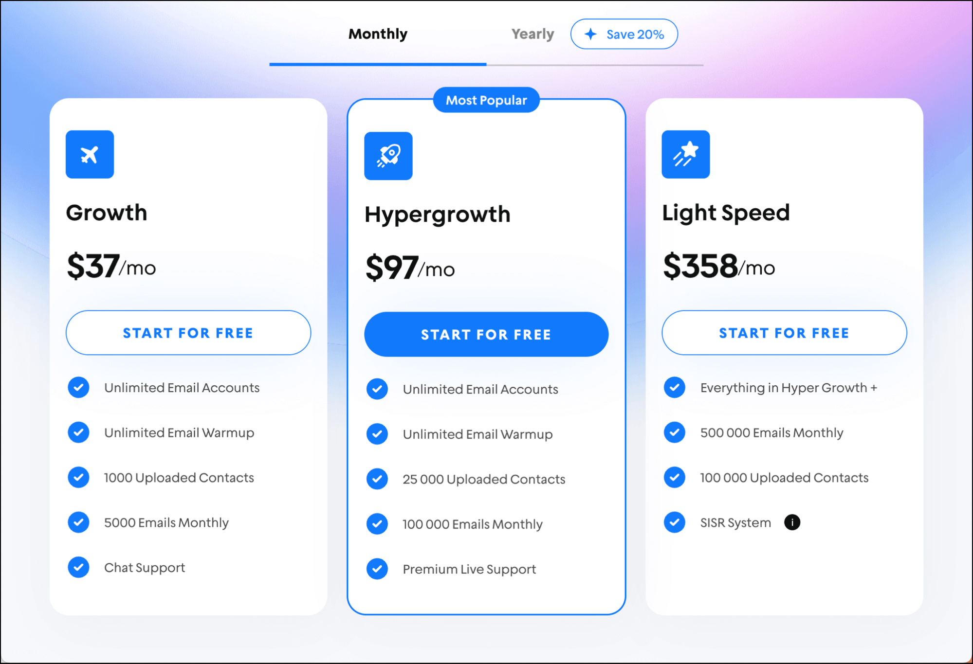 Instantly is made for hardcore cold emails at scale