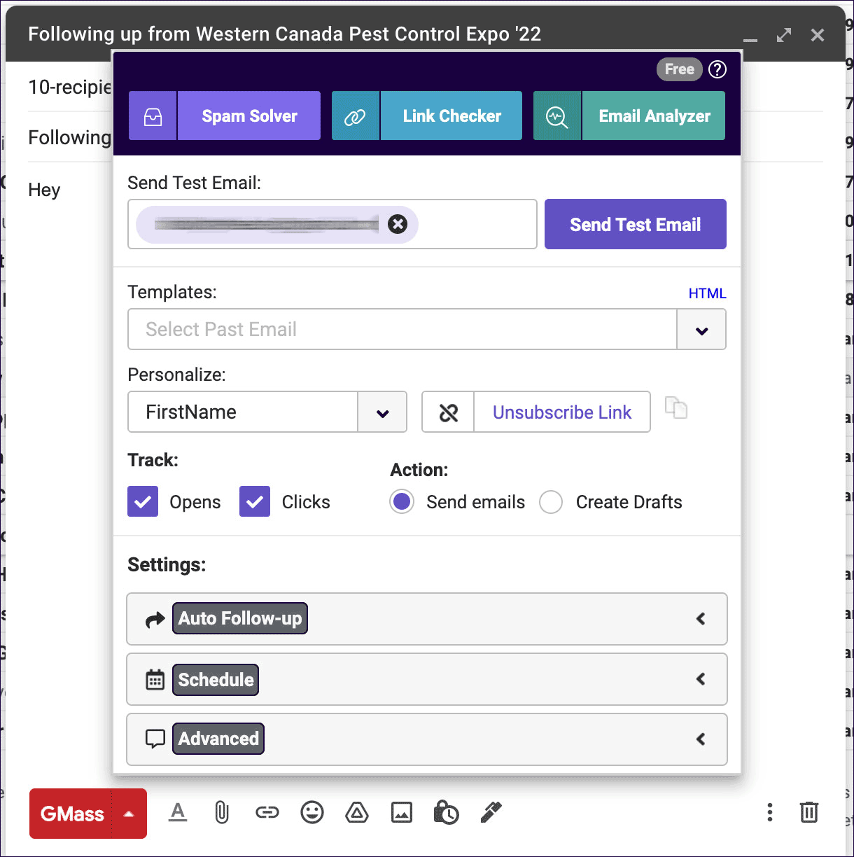 how to add cc in mail merge gmail